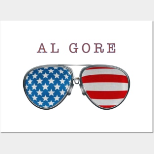 USA GLASSES AL GORE Posters and Art